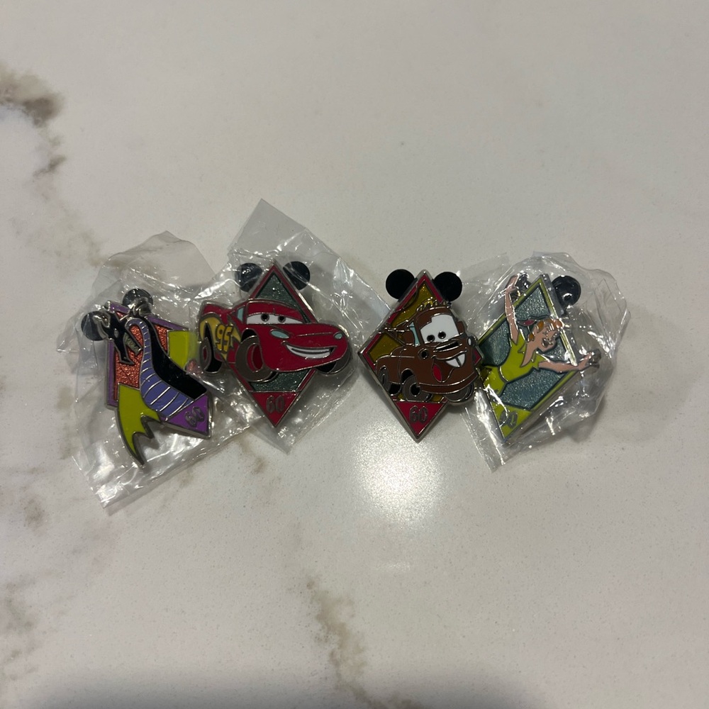 Disneyland 60th Anniversary limited edition pins